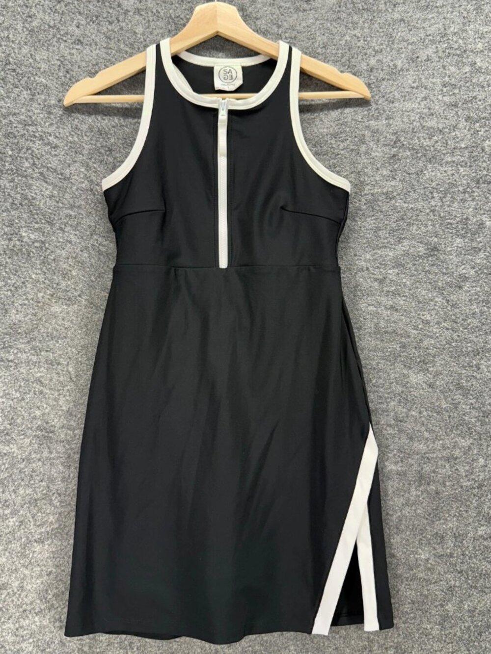 Sage Dress Women S Black Sheath Midi Build In Shorts